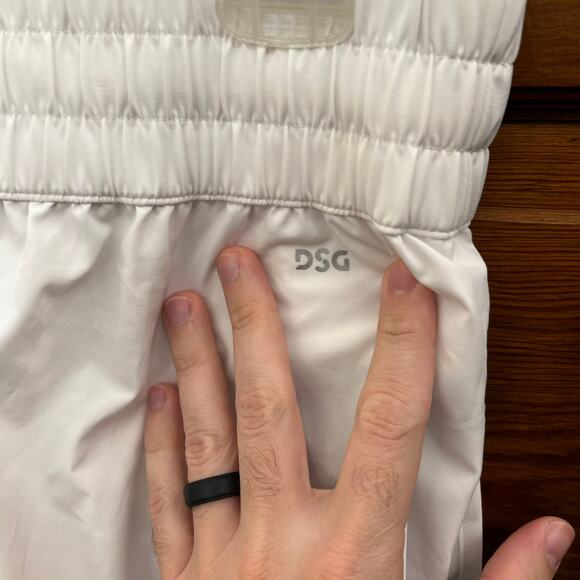 NWT DSG High-Rise Stride Shorts White Built-In Brief 3” Inseam Running Size XS - Picture 2 of 9